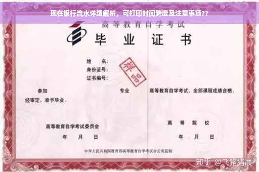 现在银行流水详细解析，可打印时间跨度及注意事项??
