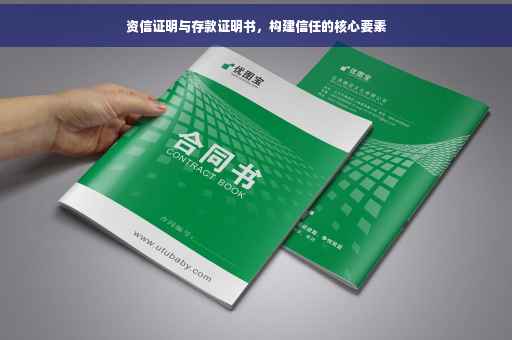 资信证明与存款证明书，构建信任的核心要素