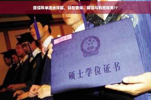 微信账单流水详解，轻松查询、解读与利用指南??