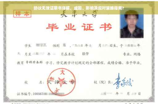 协议无效证明书详解，成因、影响及应对策略指南?