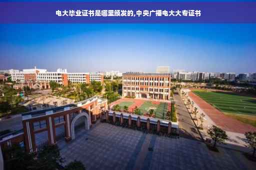 电大毕业证书是哪里颁发的,中央广播电大大专证书