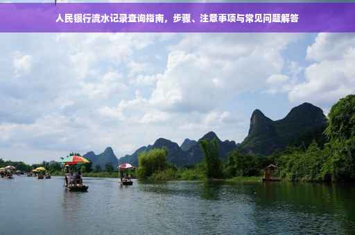 人民银行流水记录查询指南，步骤、注意事项与常见问题解答