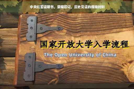 中央红军证明书，荣耀印记，历史见证的辉煌时刻