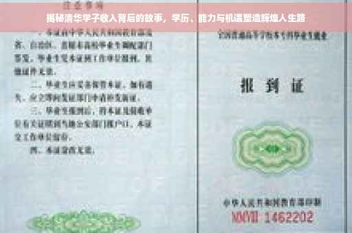 揭秘清华学子收入背后的故事，学历、能力与机遇塑造辉煌人生路