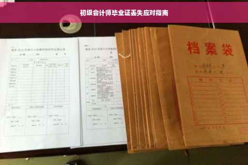 初级会计师毕业证丢失应对指南