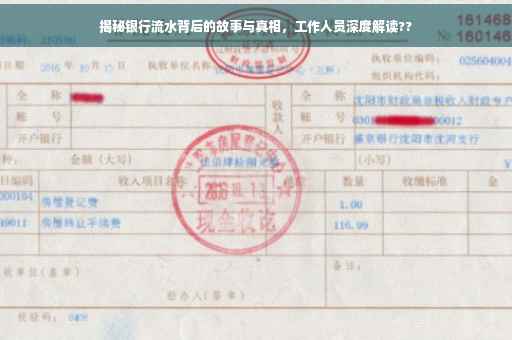 揭秘银行流水背后的故事与真相，工作人员深度解读??