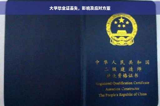 大学毕业证丢失，影响及应对方案