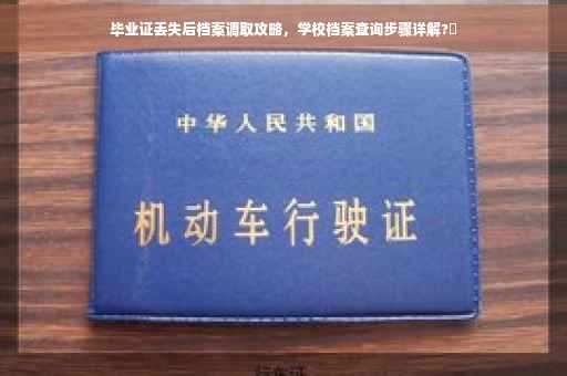 毕业证丢失后档案调取攻略，学校档案查询步骤详解?✨