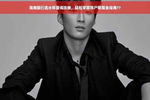 海南银行流水账查询攻略，轻松掌握账户明细全指南??