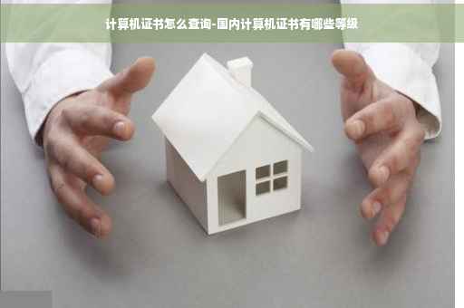 计算机证书怎么查询-国内计算机证书有哪些等级