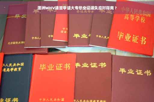澳洲WHV递签申请大专毕业证遗失应对指南 ?