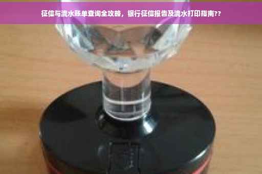 征信与流水账单查询全攻略，银行征信报告及流水打印指南??