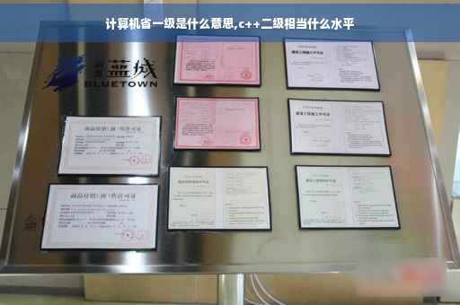 计算机省一级是什么意思,c++二级相当什么水平