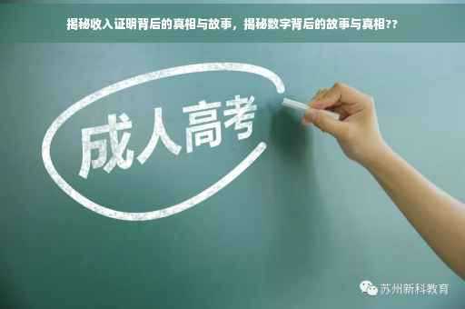 揭秘收入证明背后的真相与故事，揭秘数字背后的故事与真相??