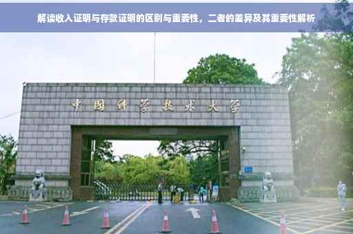 解读收入证明与存款证明的区别与重要性，二者的差异及其重要性解析
