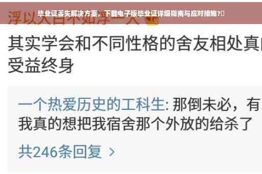 毕业证丢失解决方案，下载电子版毕业证详细指南与应对措施?✨