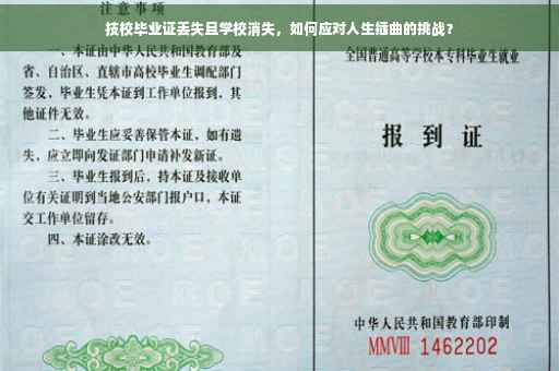技校毕业证丢失且学校消失，如何应对人生插曲的挑战？