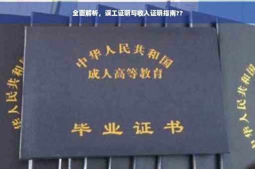 全面解析，误工证明与收入证明指南??