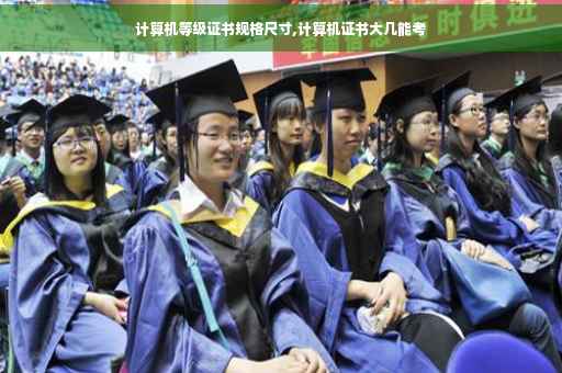 计算机等级证书规格尺寸,计算机证书大几能考
