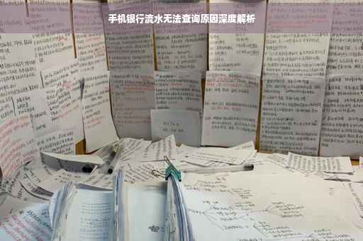 手机银行流水无法查询原因深度解析