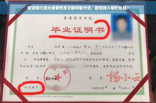 解读银行流水重要性及正确获取方式，能否找人帮忙处理？