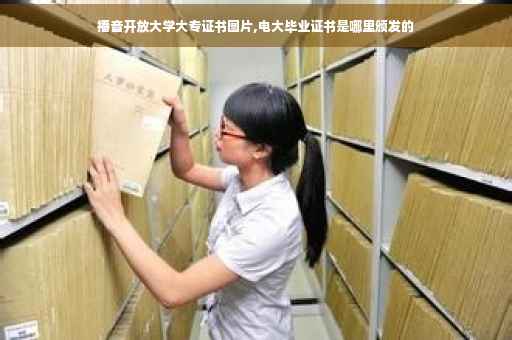 播音开放大学大专证书图片,电大毕业证书是哪里颁发的