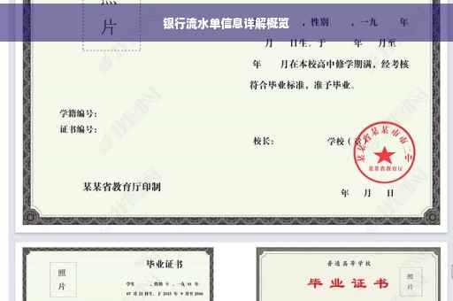 银行流水单信息详解概览