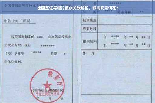 出国签证与银行流水关联解析，影响究竟何在？