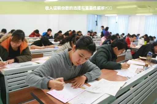 收入证明份数的选择与重要性解析?⚡️