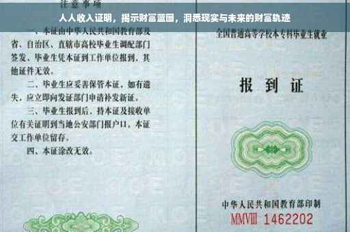 人人收入证明，揭示财富蓝图，洞悉现实与未来的财富轨迹