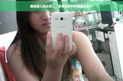 揭秘银行流水收入，洞悉你的财务健康状态??