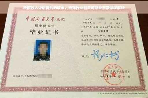 法院收入证明背后的故事，法律行业薪资与职业前景深度解析