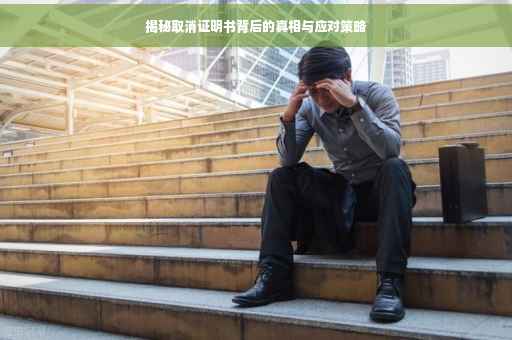 揭秘取消证明书背后的真相与应对策略