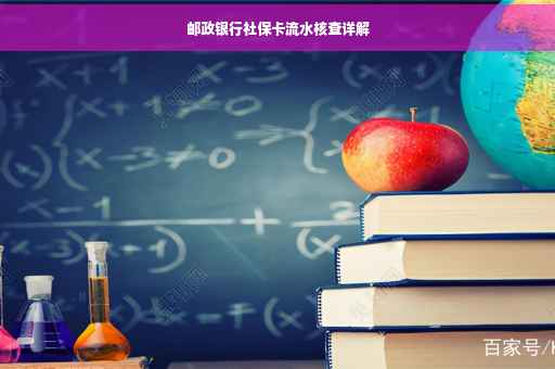 邮政银行社保卡流水核查详解