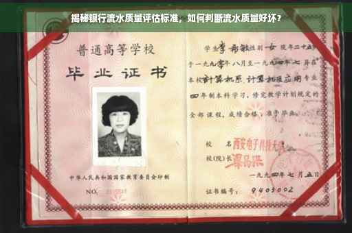 揭秘银行流水质量评估标准，如何判断流水质量好坏？