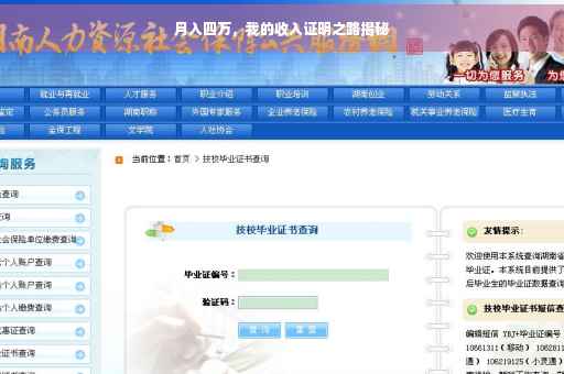 月入四万，我的收入证明之路揭秘