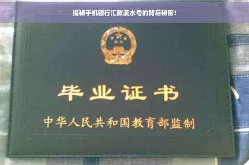 揭秘手机银行汇款流水号的背后秘密！