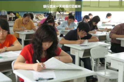 银行流水一天详细打印解析