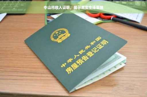 中山市收入证明，揭示真实生活面貌