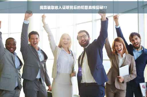 揭露骗取收入证明背后的犯罪真相探秘??