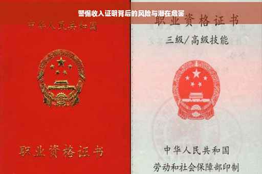 警惕收入证明背后的风险与潜在危害