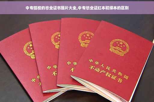 中专技校的毕业证书图片大全,中专毕业证红本和绿本的区别