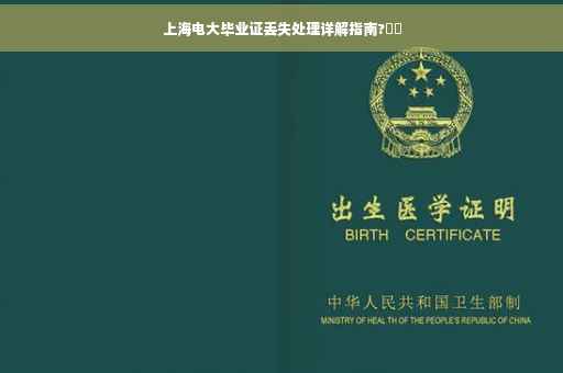 上海电大毕业证丢失处理详解指南?⚡️