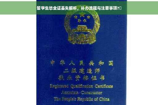 留学生毕业证丢失解析，补办流程与注意事项?✨