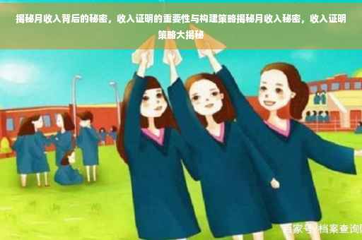 揭秘月收入背后的秘密，收入证明的重要性与构建策略揭秘月收入秘密，收入证明策略大揭秘