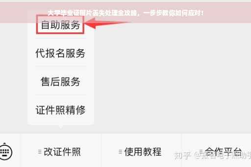 大学毕业证图片丢失处理全攻略，一步步教你如何应对！