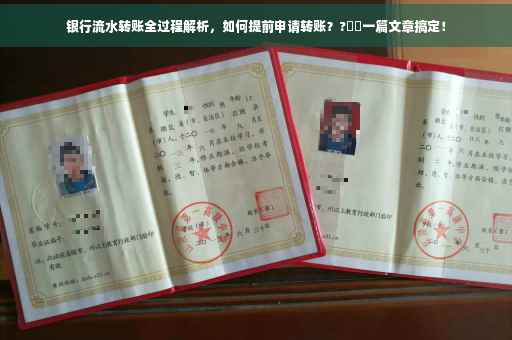 银行流水转账全过程解析，如何提前申请转账？?⚡️一篇文章搞定！