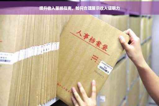 提升收入策略指南，如何合理展示收入证明力