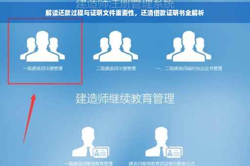 解读还款过程与证明文件重要性，还清借款证明书全解析