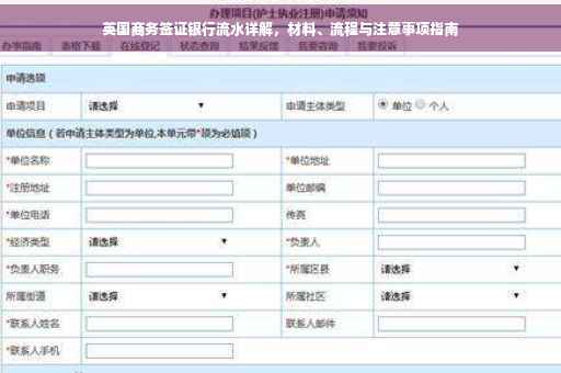 英国商务签证银行流水详解，材料、流程与注意事项指南